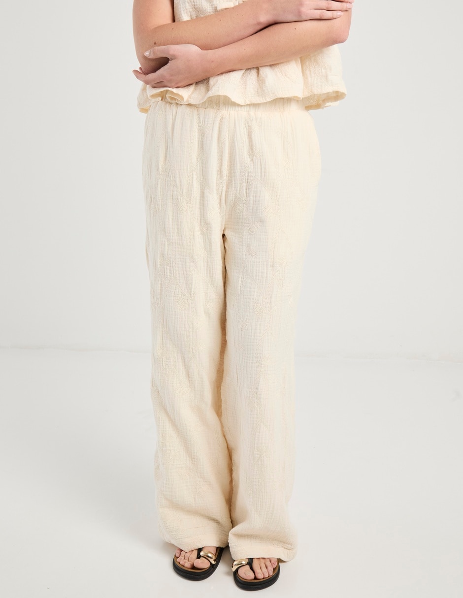 Pantalón relaxed straight para mujer