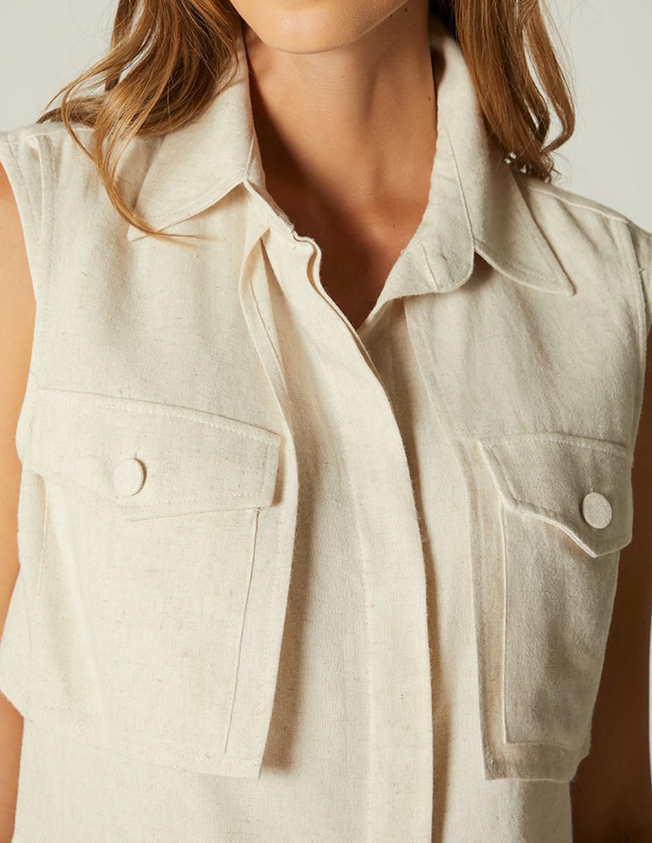 Top cuello camisero 3