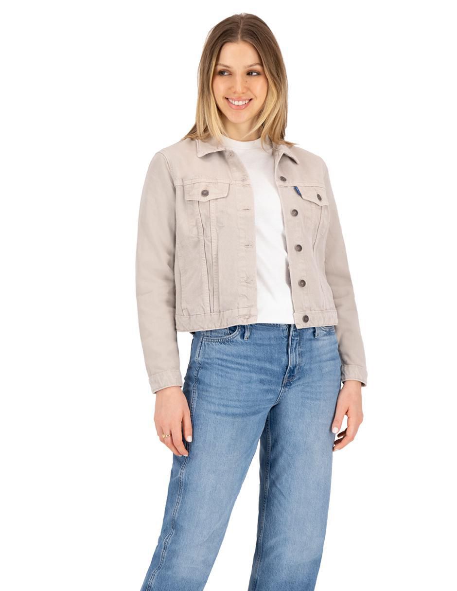Chamarra denim de mezclilla para mujer