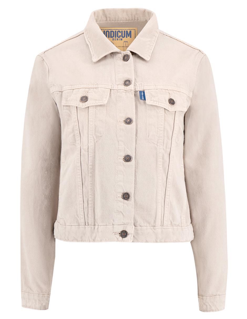 Chamarra denim de mezclilla para mujer 3