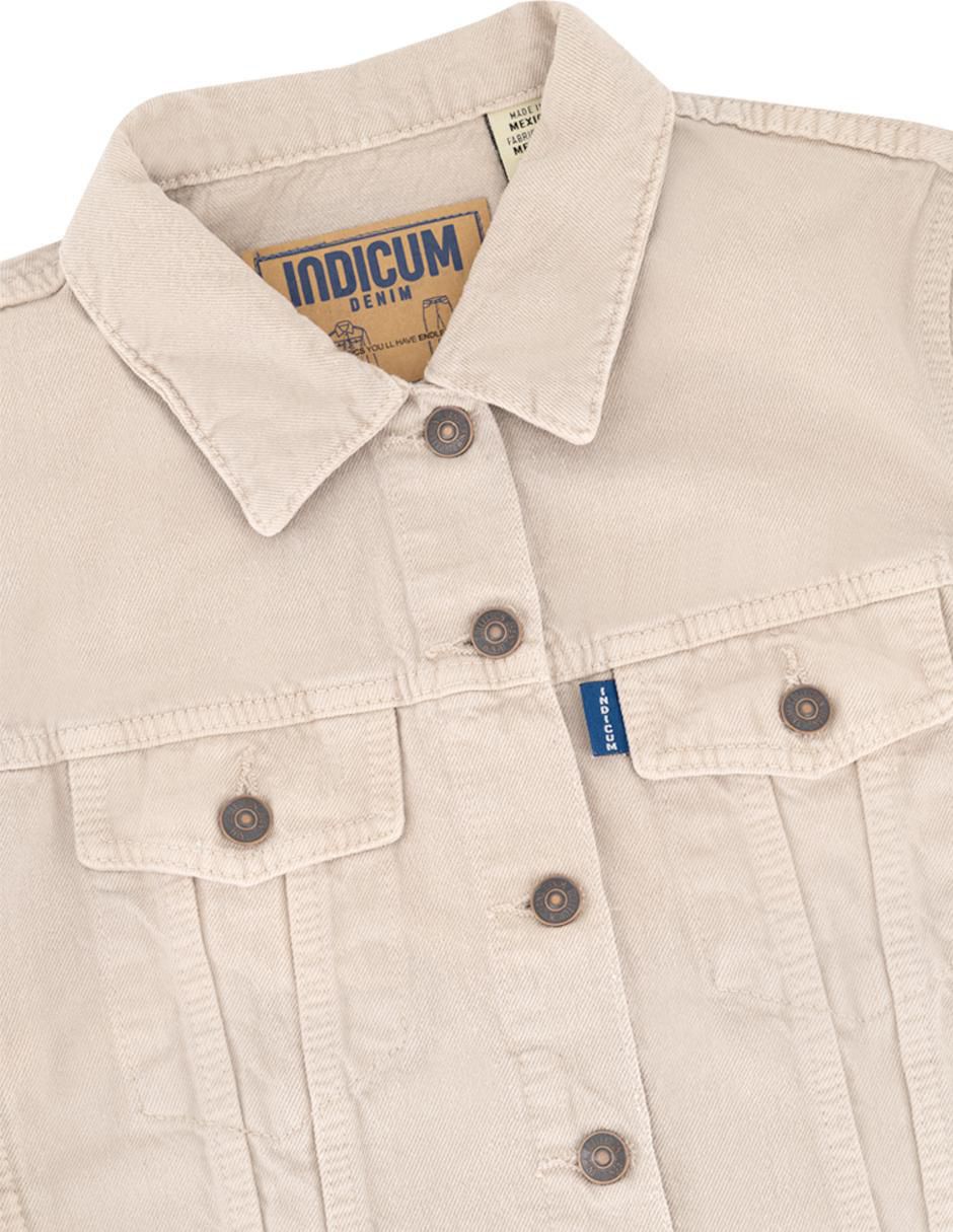 Chamarra denim de mezclilla para mujer 6