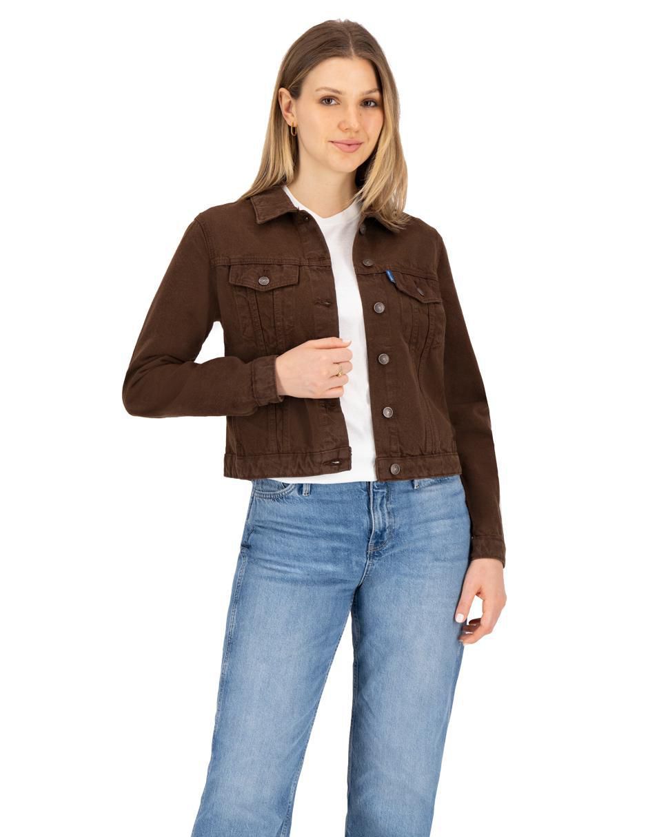 Chamarra denim de mezclilla para mujer 2