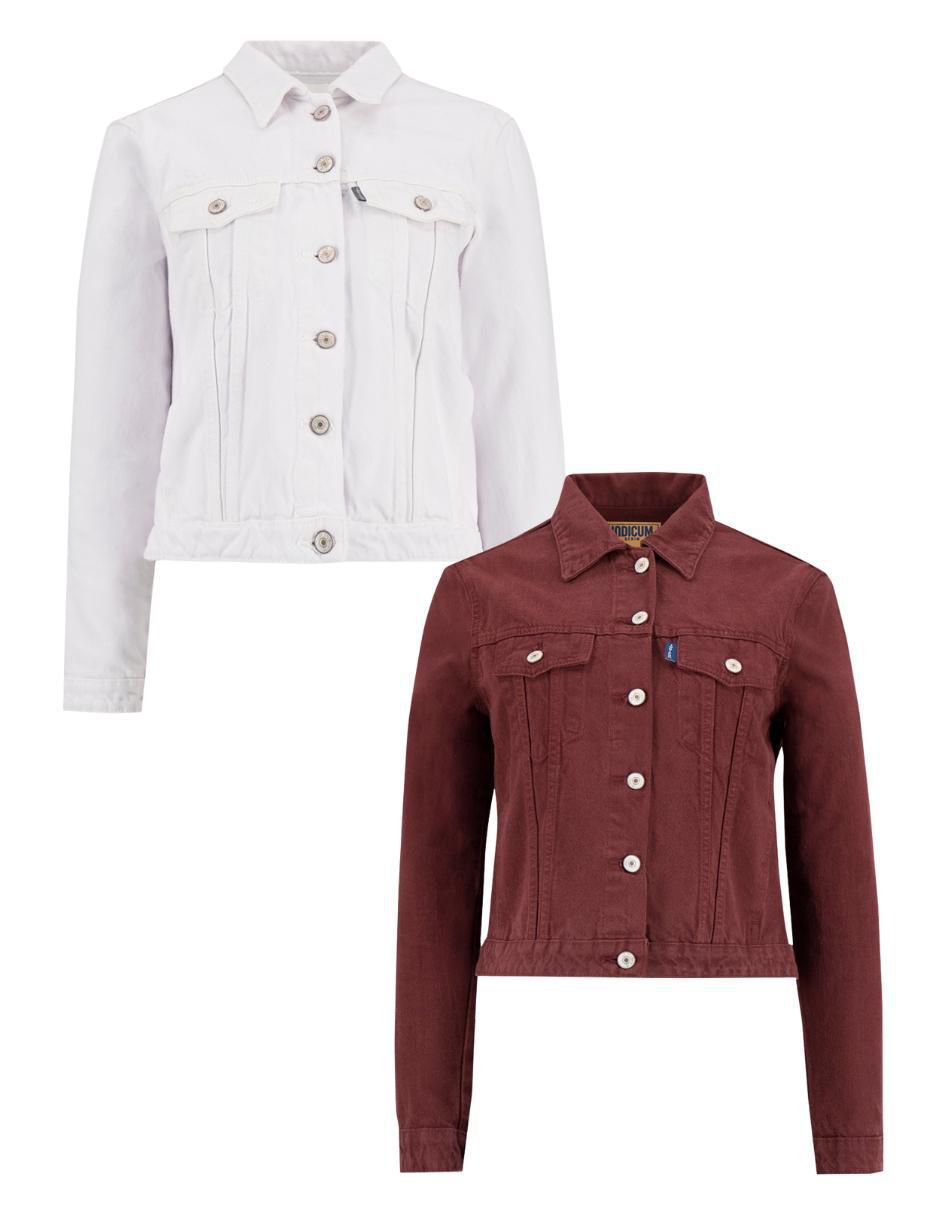 Set de chamarras Básicos de mezclilla para mujer