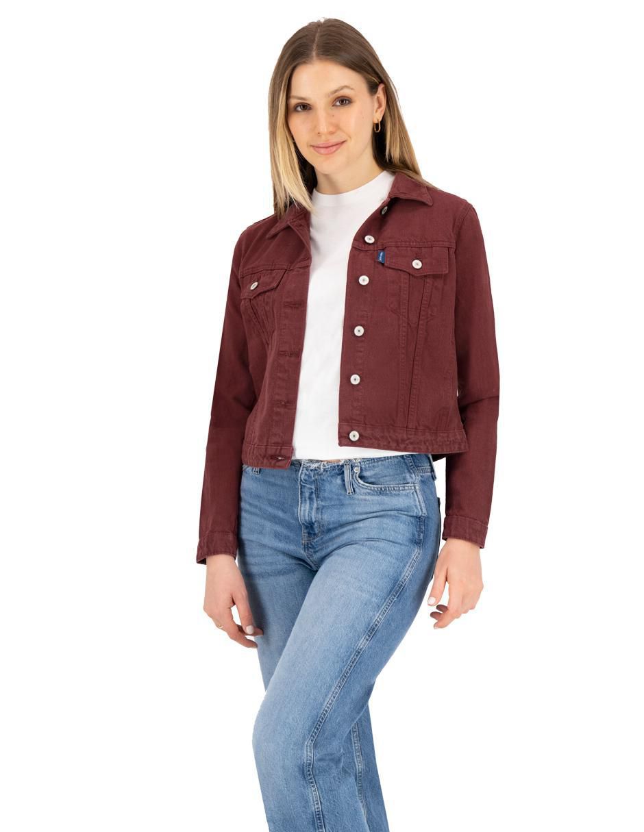 Set de chamarras Básicos de mezclilla para mujer 4