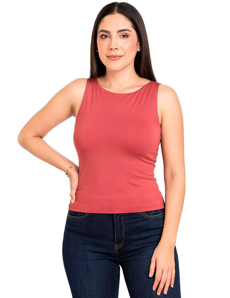 Blusa sin manga para mujer