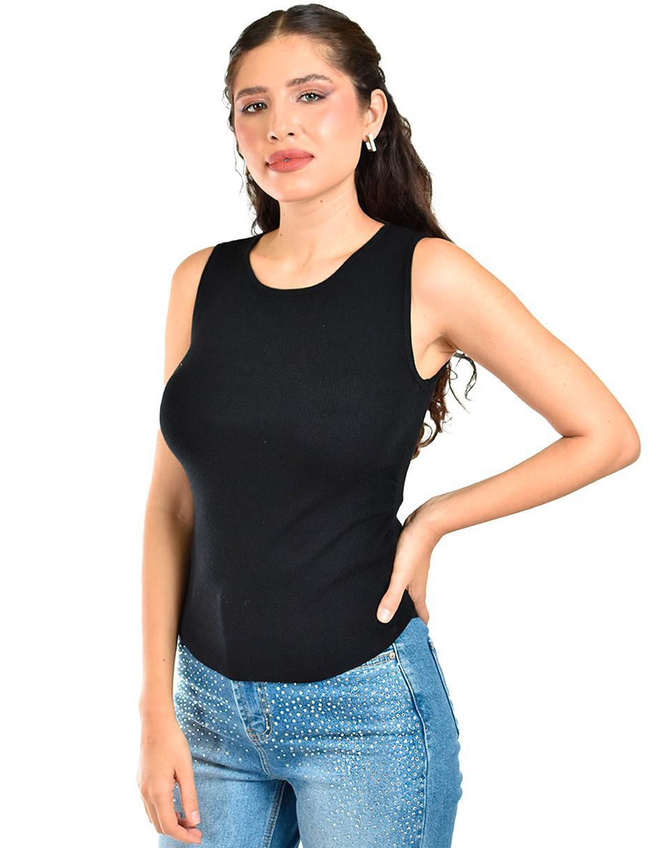 Blusa sin manga para mujer 2