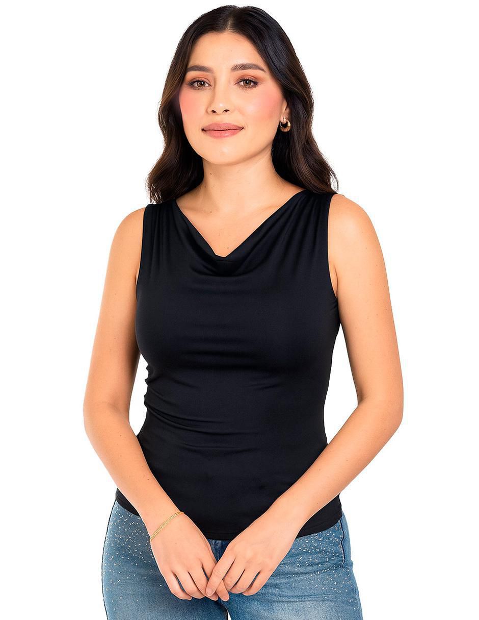 Blusa sin manga para mujer