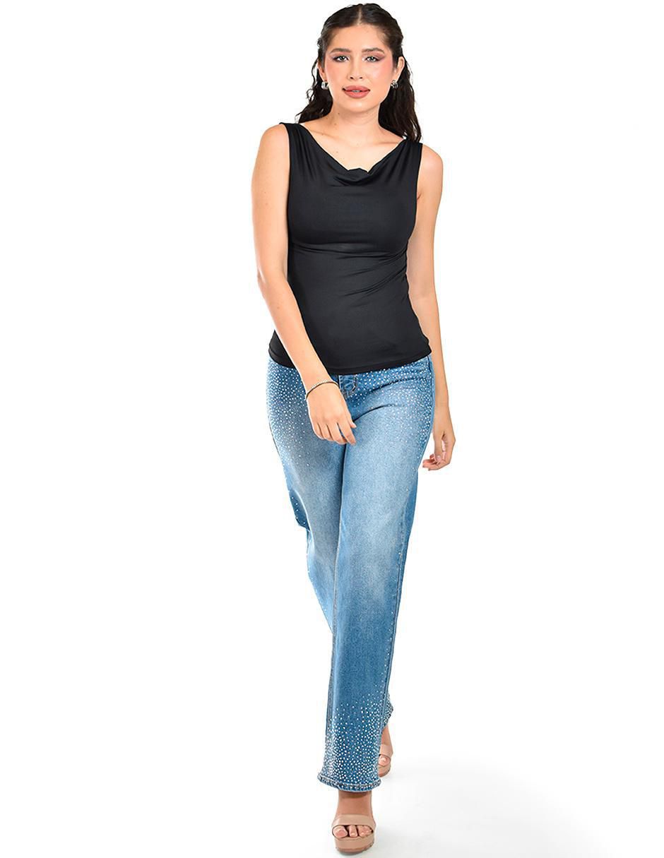 Blusa sin manga para mujer 5