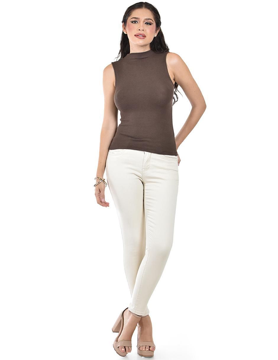 Blusa sin manga para mujer 4