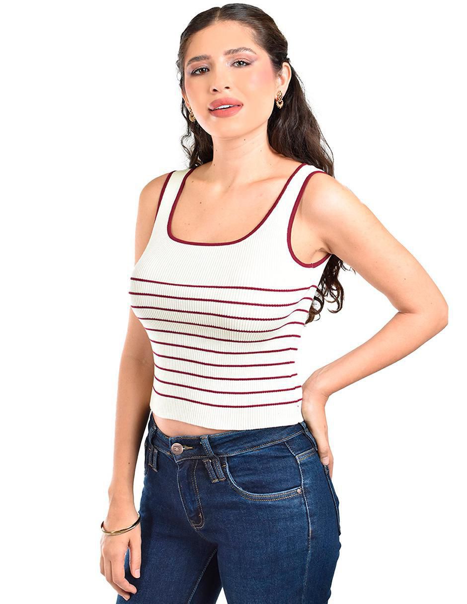 Blusa sin manga para mujer 2