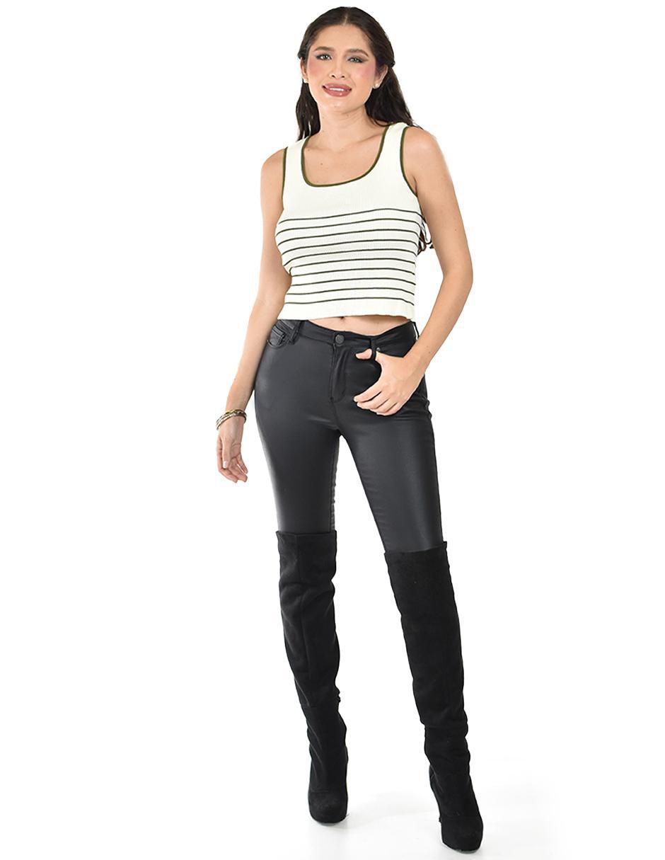 Blusa sin manga para mujer 4