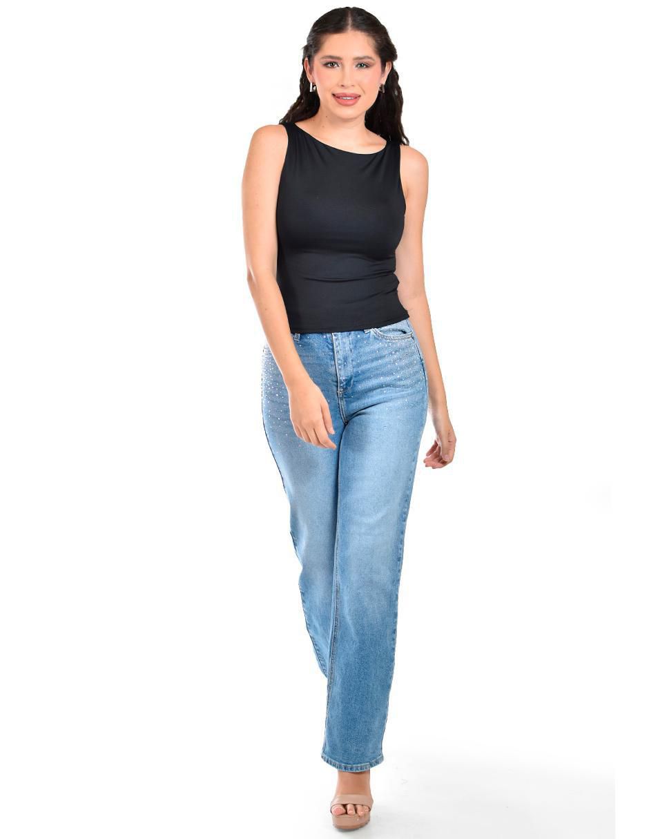 Blusa sin manga para mujer 4