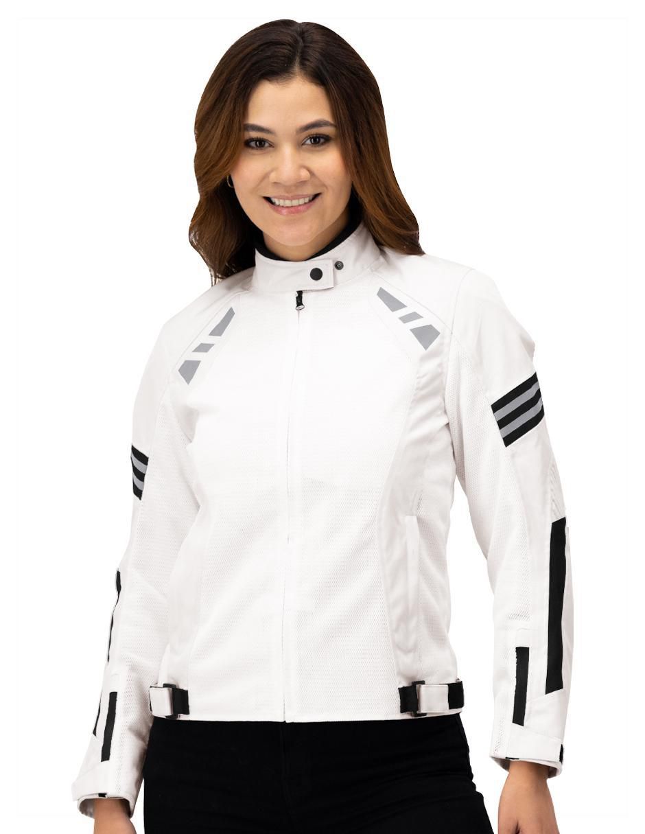Chamarra para motociclista para mujer