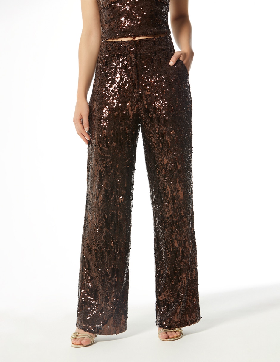 Pantalón relaxed amplio para mujer 1