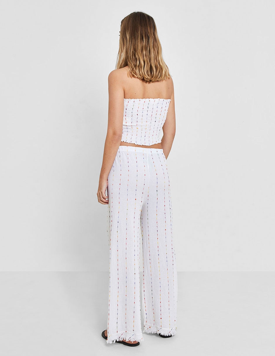 Pantalón relaxed wide leg para mujer 2