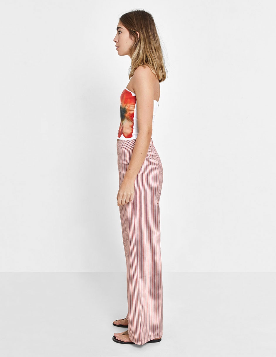 Top strapless sin manga para mujer 3