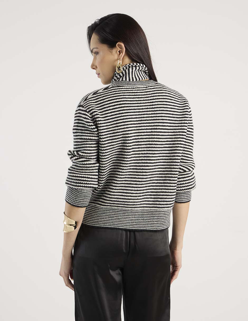 Suéter cuello redondo para mujer 2