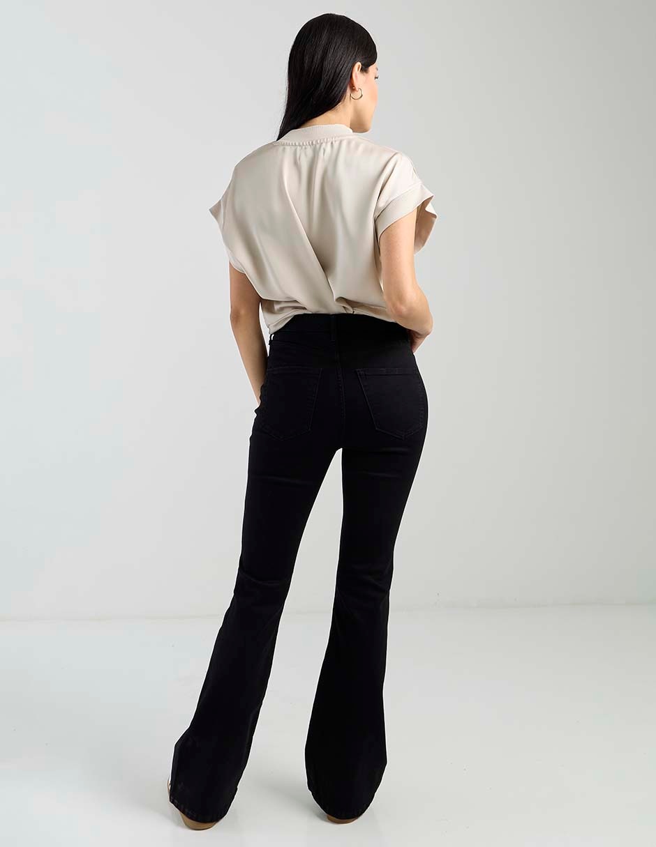Jeans acampanado para mujer 2