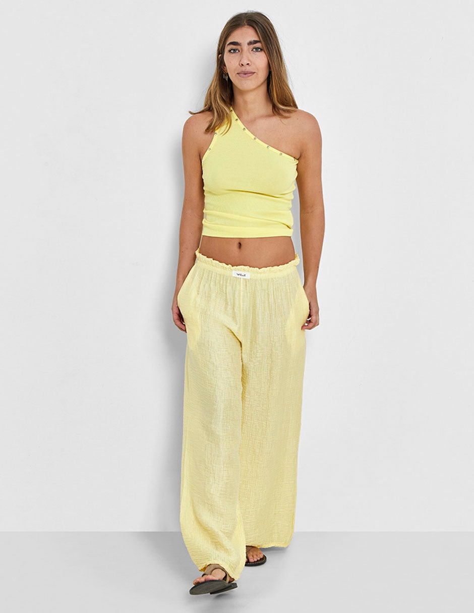 Pantalón easy pant wide leg para mujer 4