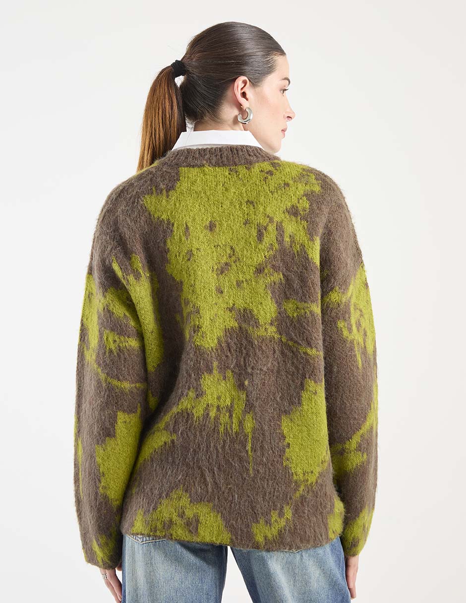 Suéter cuello redondo para mujer 2