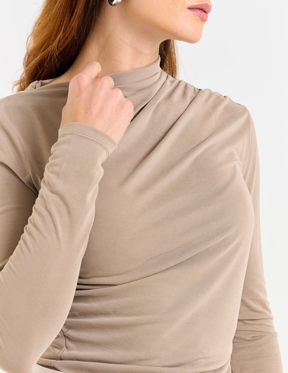 Blusa manga larga para mujer 4