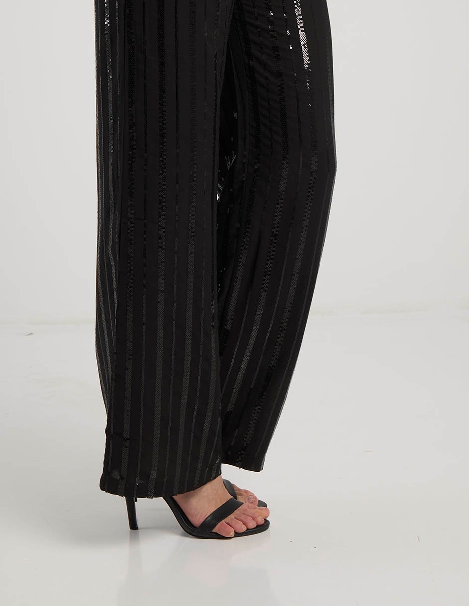 Pantalón acampanado amplio para mujer 5