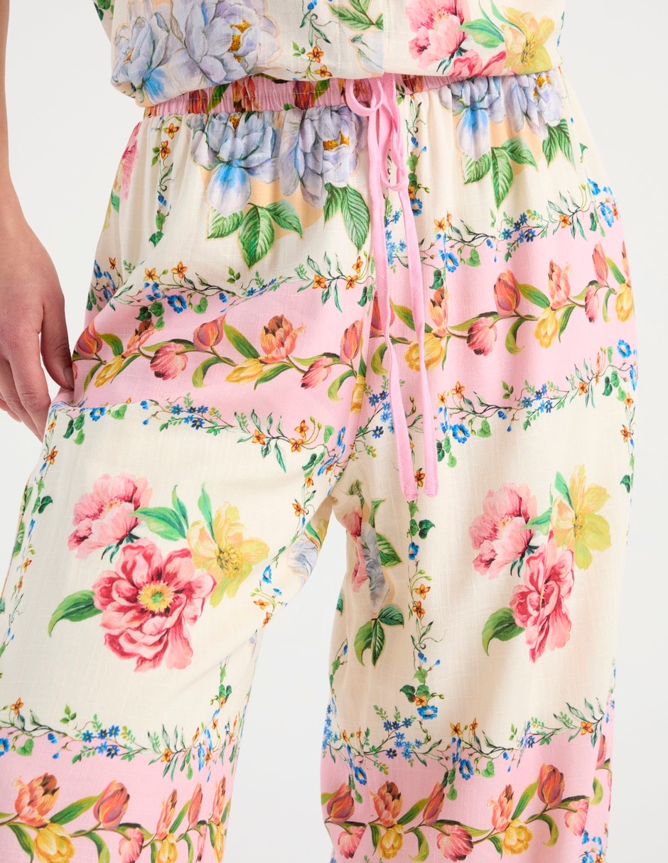 Pantalón relaxed wide leg para mujer 4