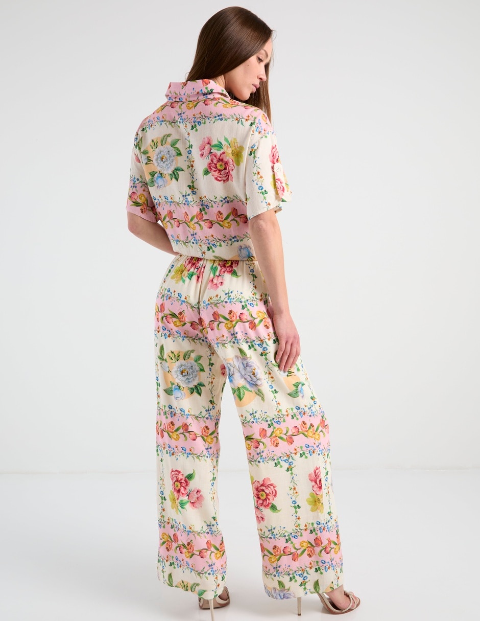 Pantalón relaxed wide leg para mujer 6
