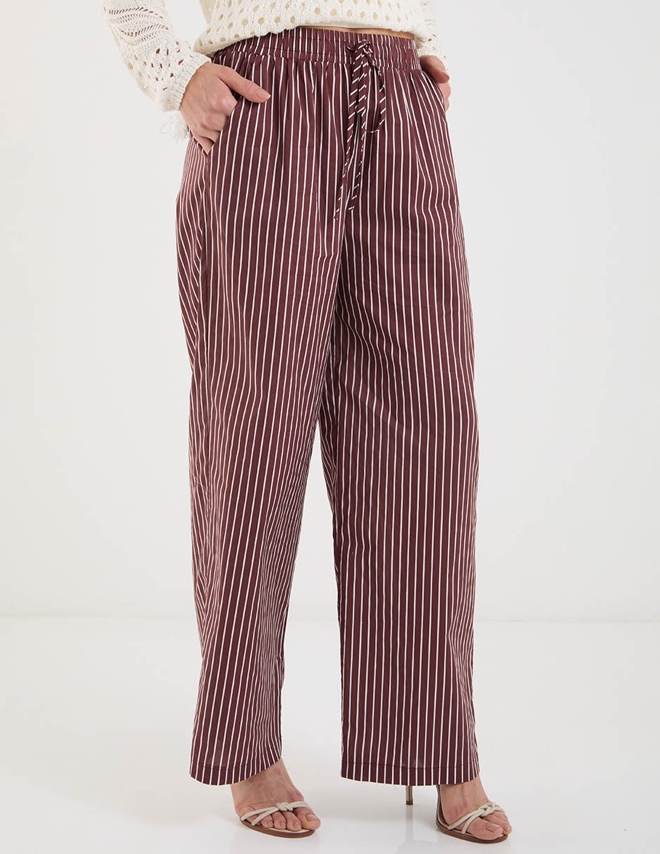 Pantalón relaxed wide leg para mujer