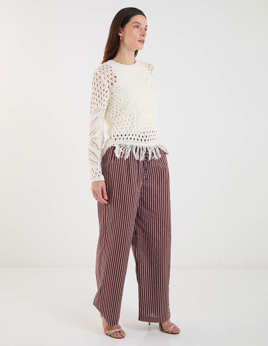 Pantalón relaxed wide leg para mujer 2
