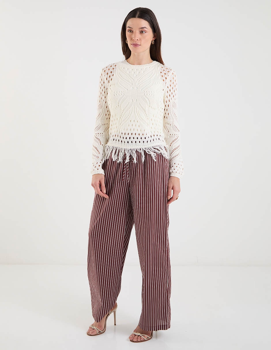 Pantalón relaxed wide leg para mujer 3