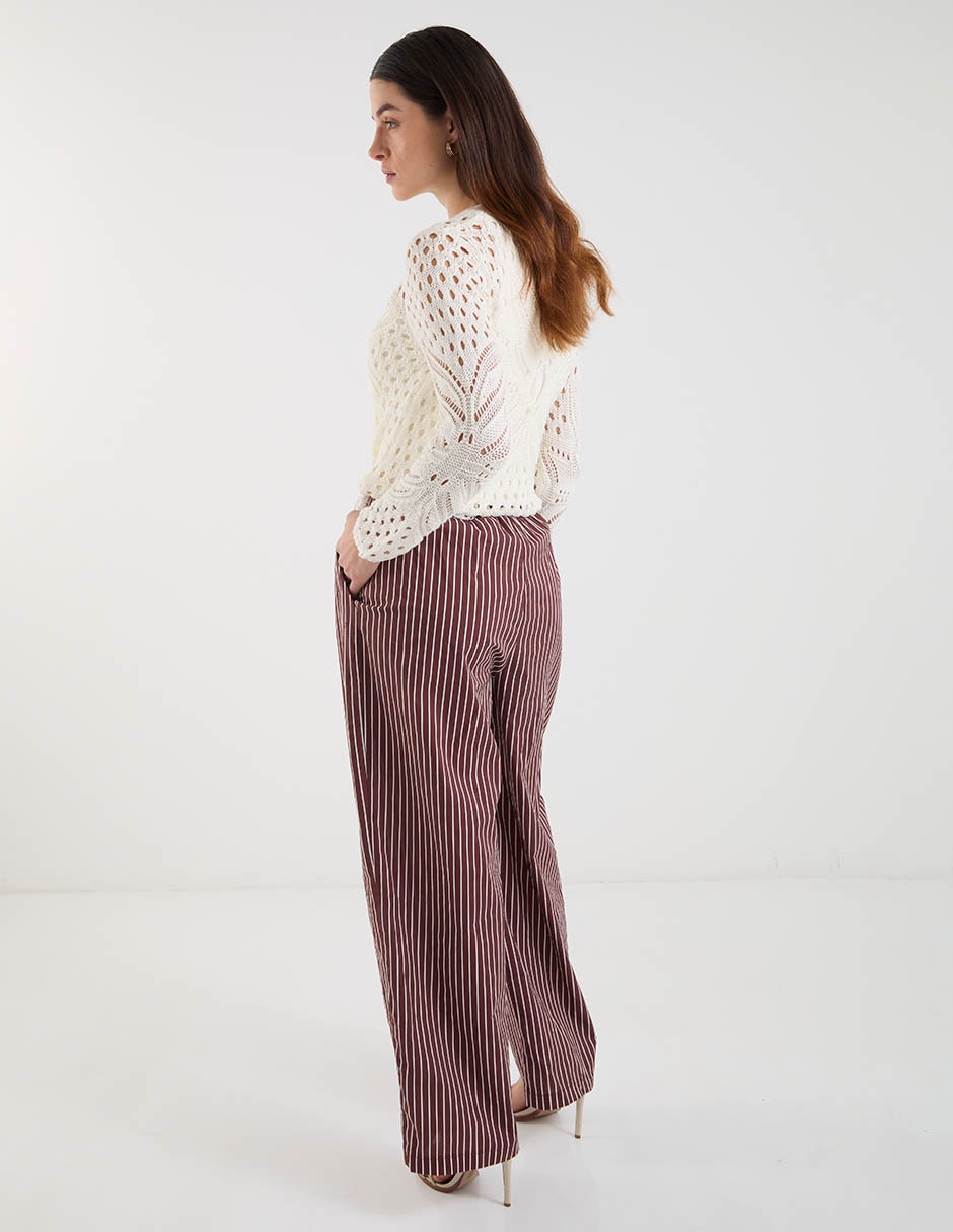 Pantalón relaxed wide leg para mujer 6