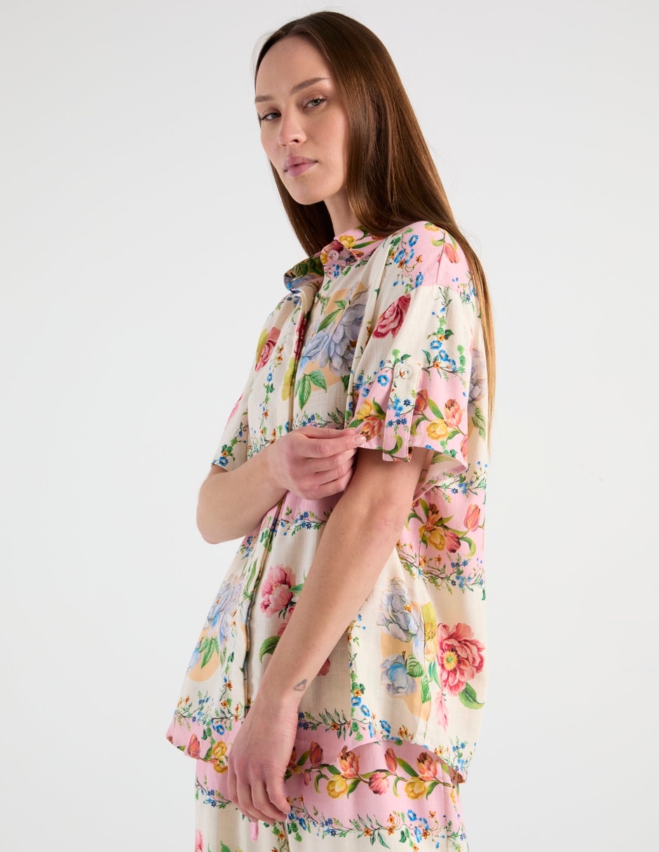Camisa manga corta para mujer 2