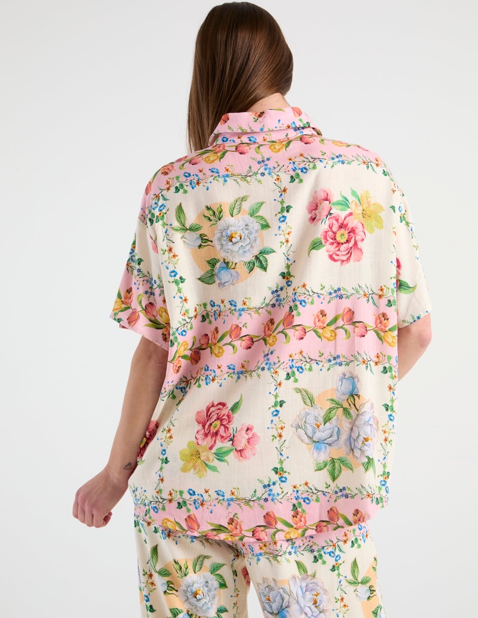 Camisa manga corta para mujer 6