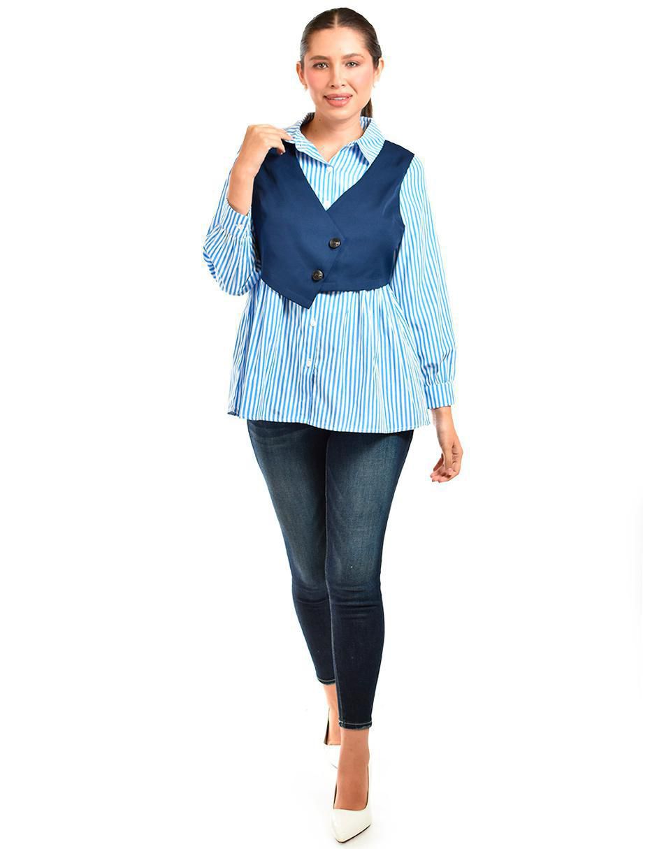 Blusa manga larga para mujer 4