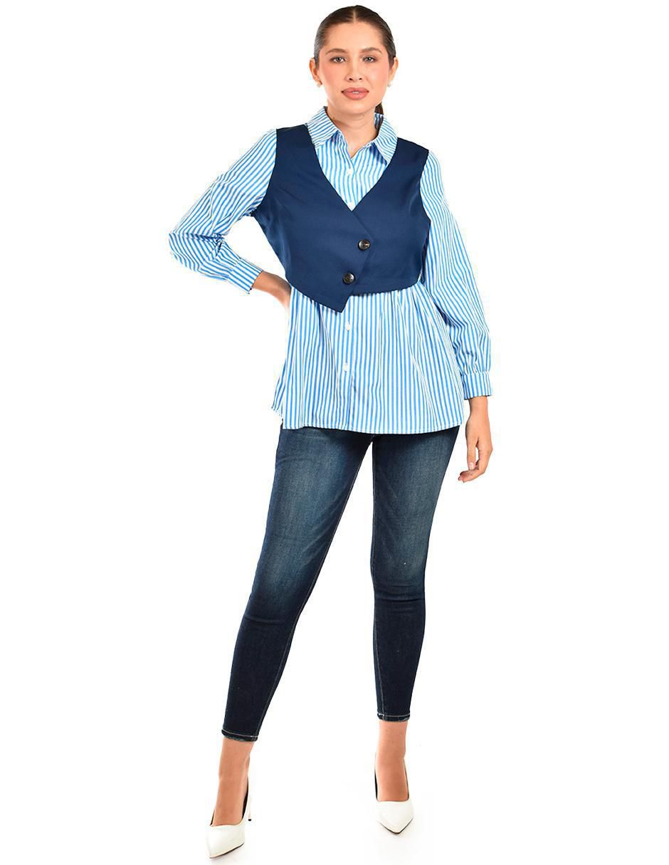 Blusa manga larga para mujer 5