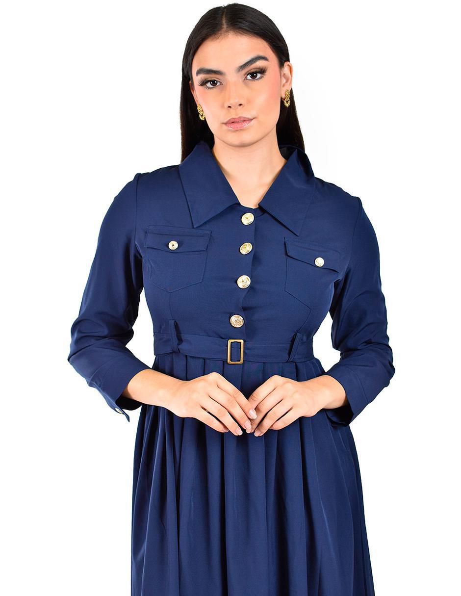 Vestido midi casual para mujer 4