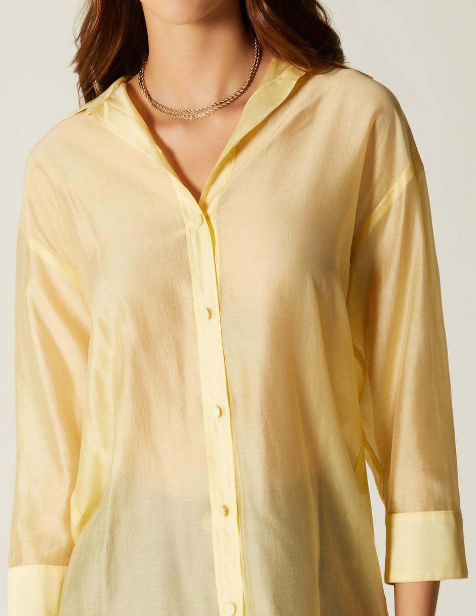 Blusa Studio F manga 3/4 para mujer