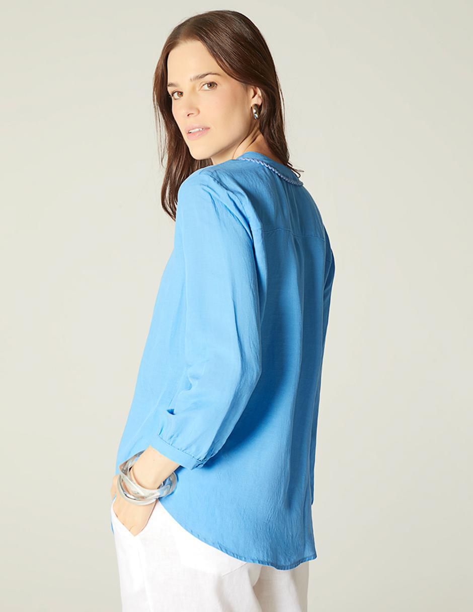 Blusa manga 3/4 para mujer