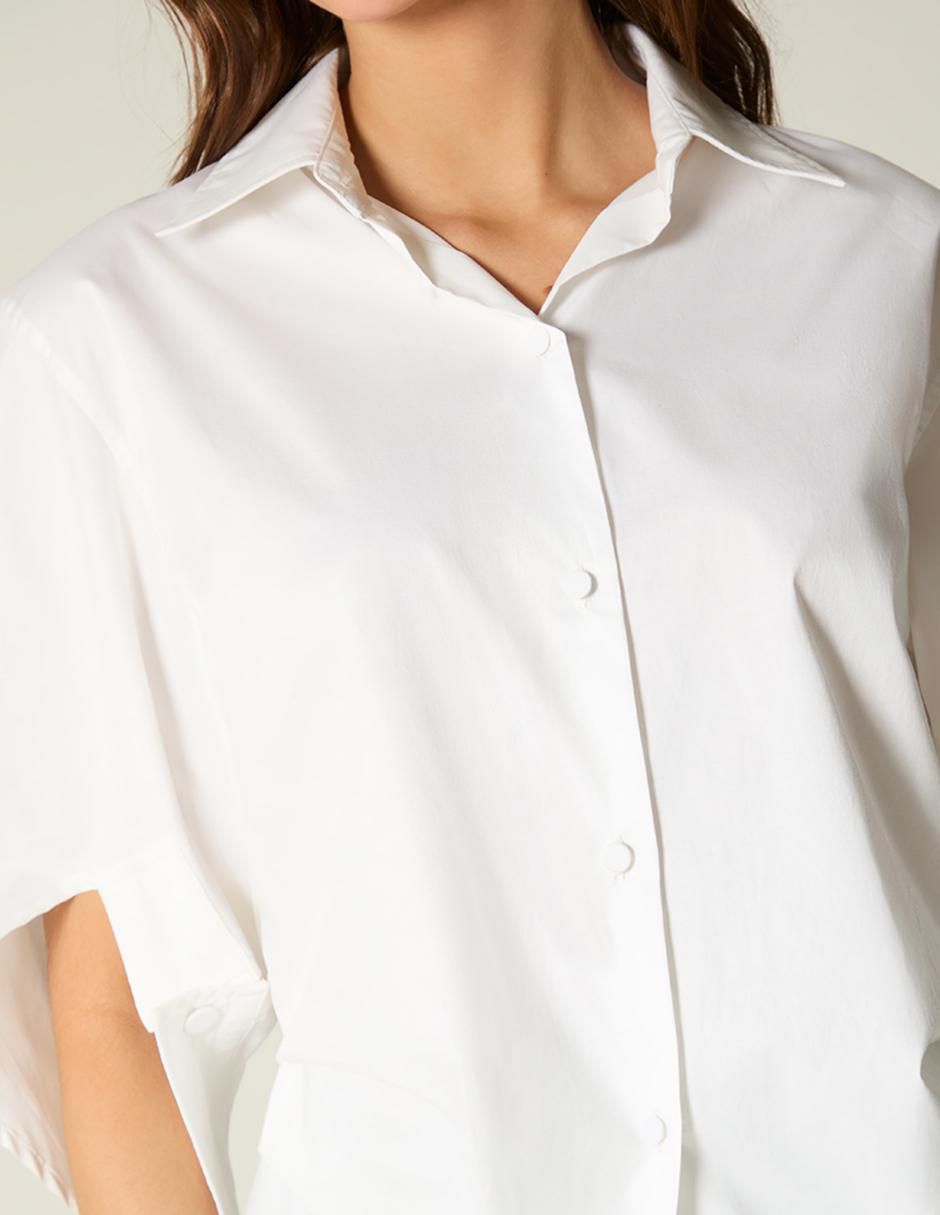Blusa manga al codo para mujer