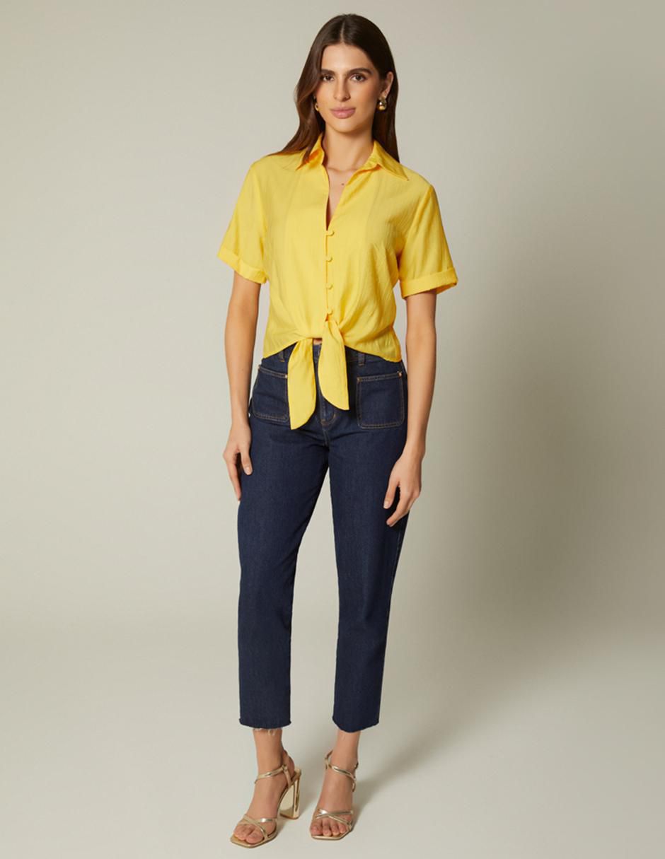 Blusa manga corta para mujer 3