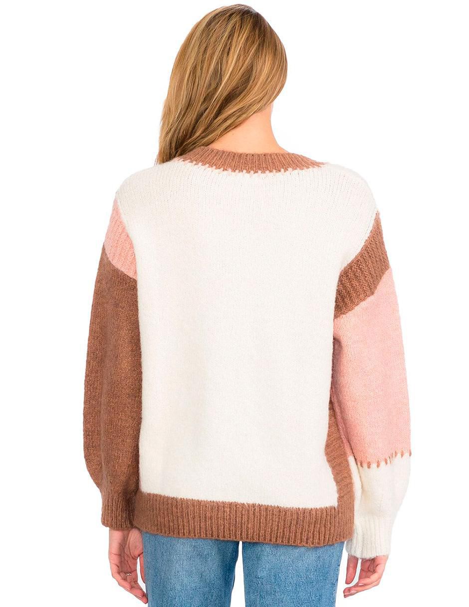 Suéter cuello V para mujer 3