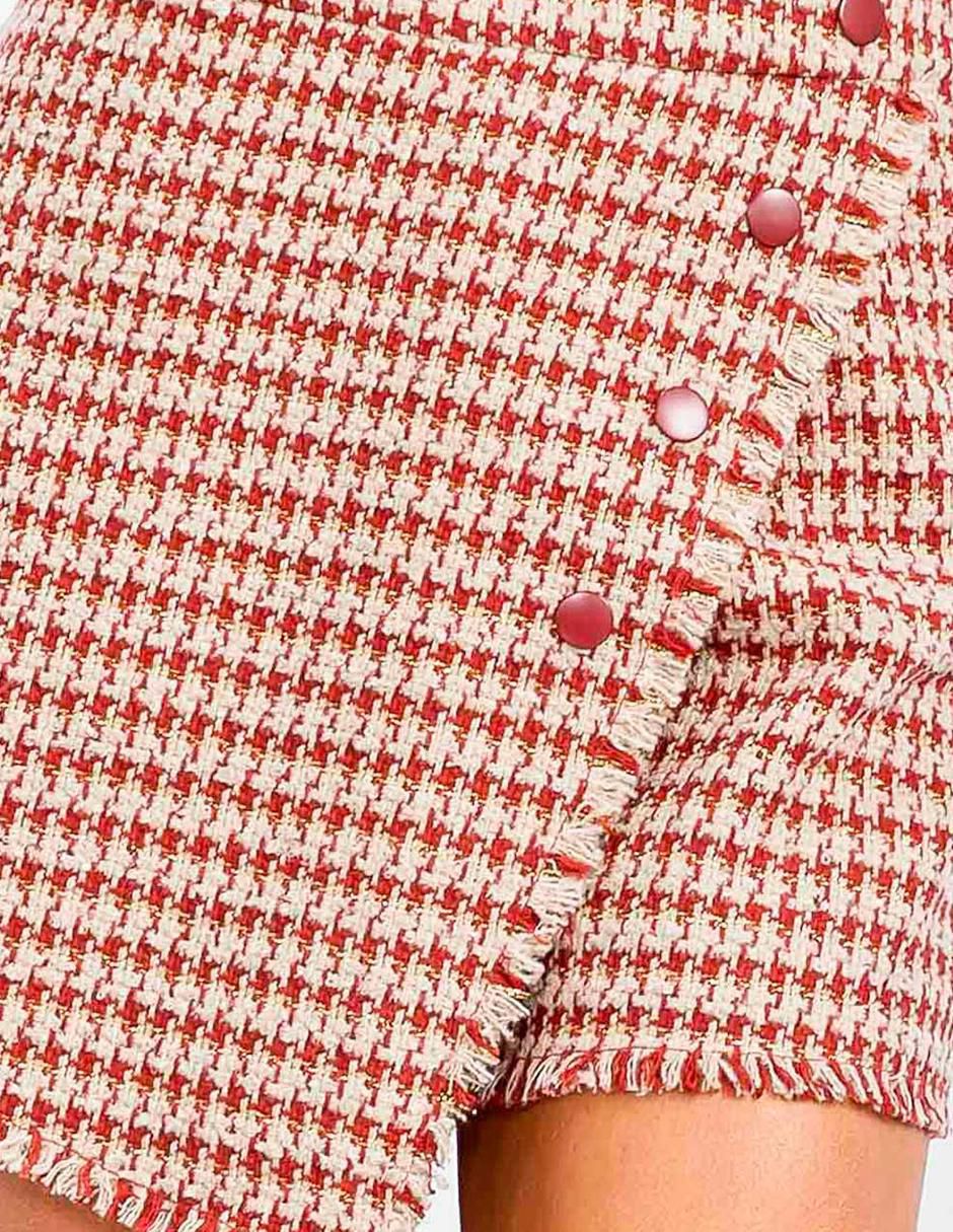 Falda short corto a la cintura 4