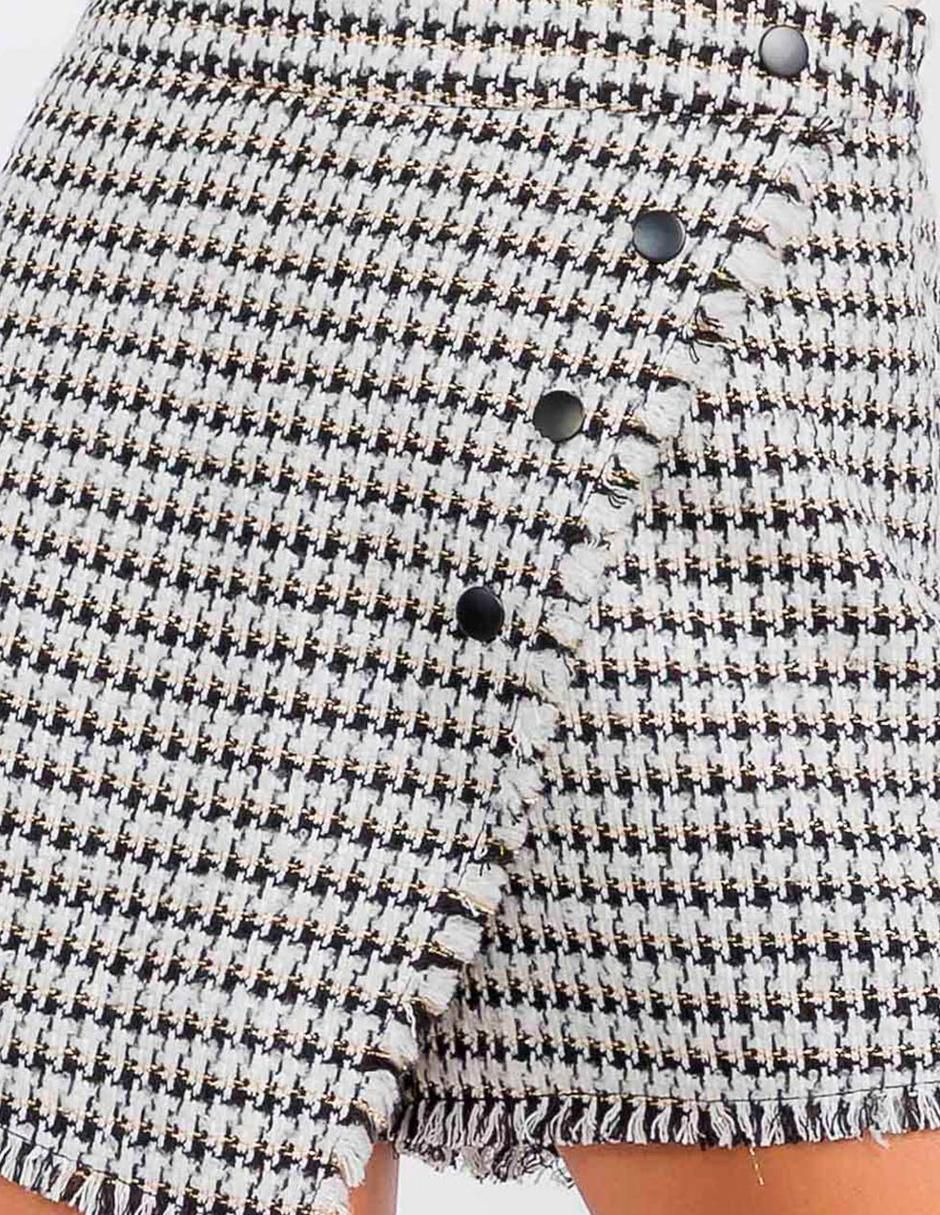 Falda short corto a la cintura 4