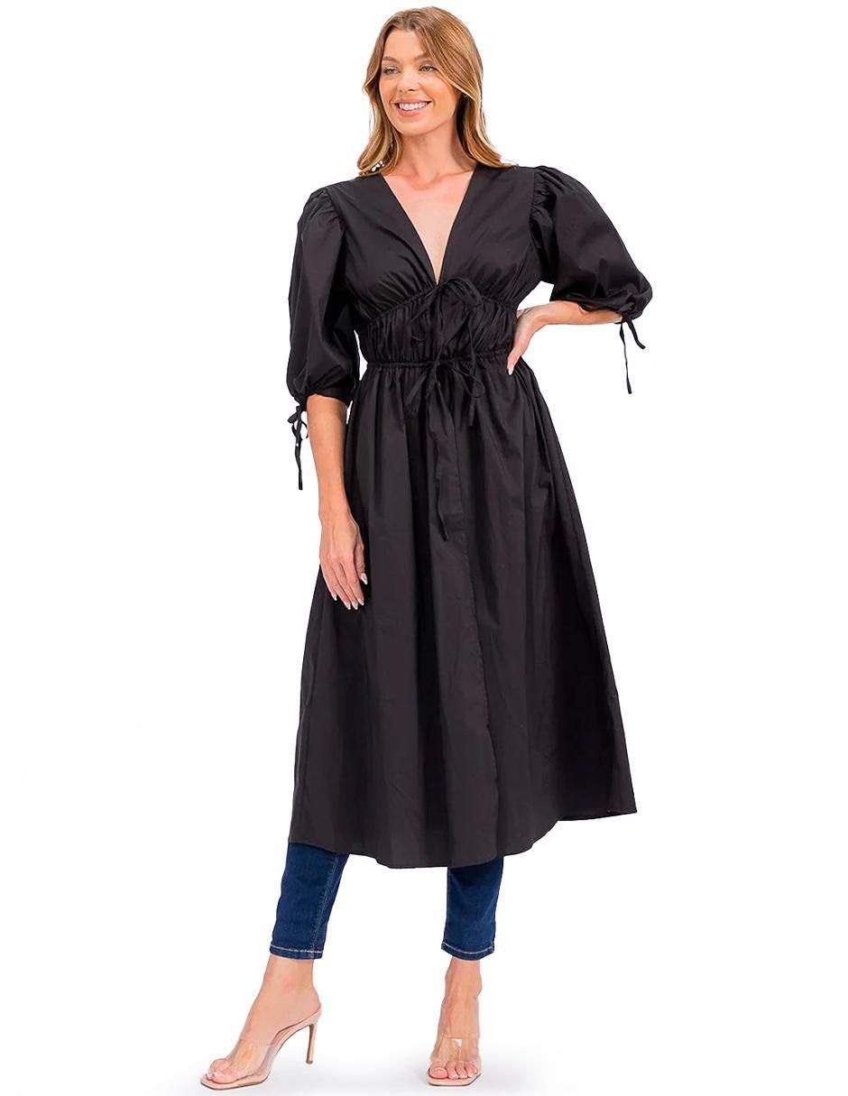 Blusa manga al codo para mujer