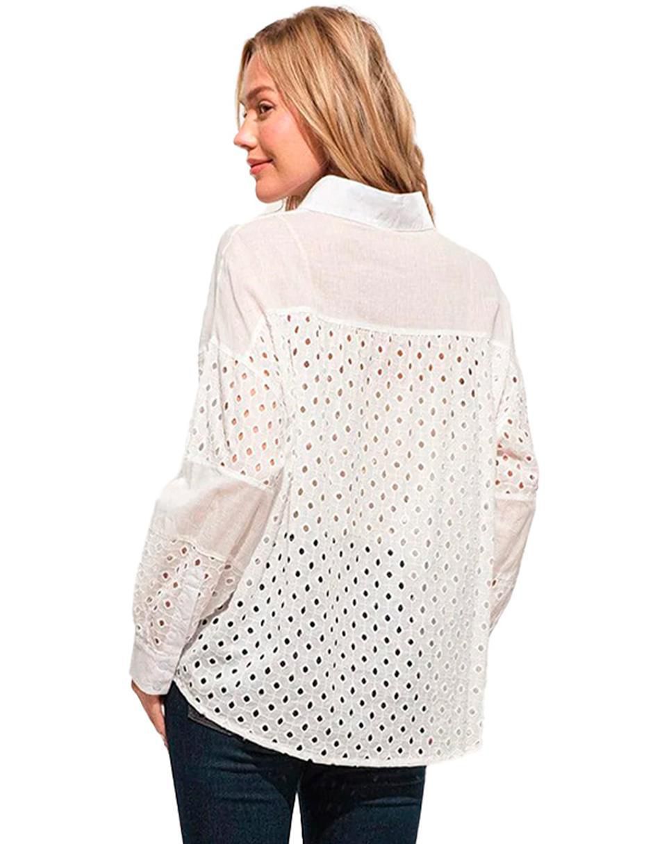 Blusa manga larga para mujer 3