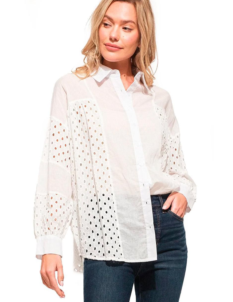 Blusa manga larga para mujer 4
