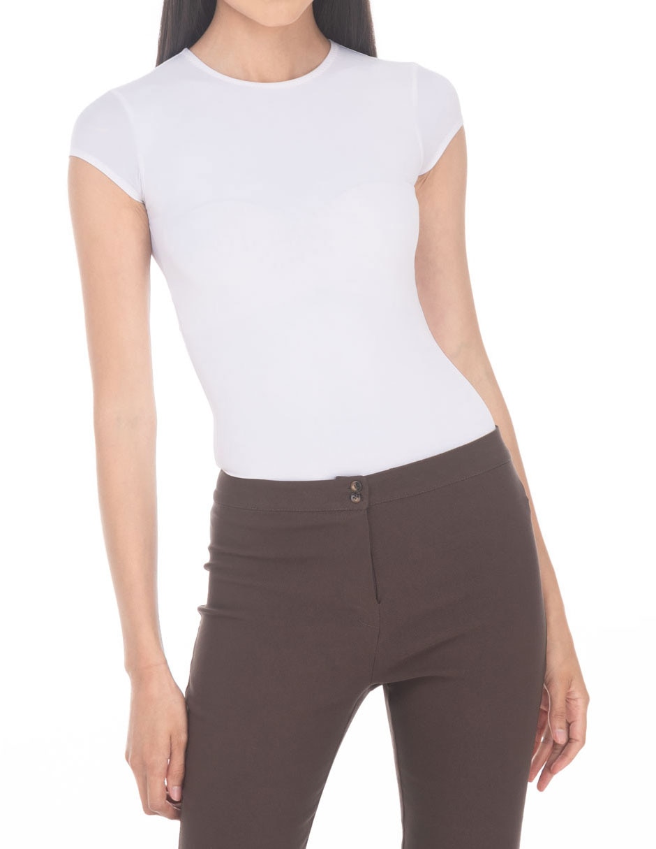 Body cuello redondo para mujer 7