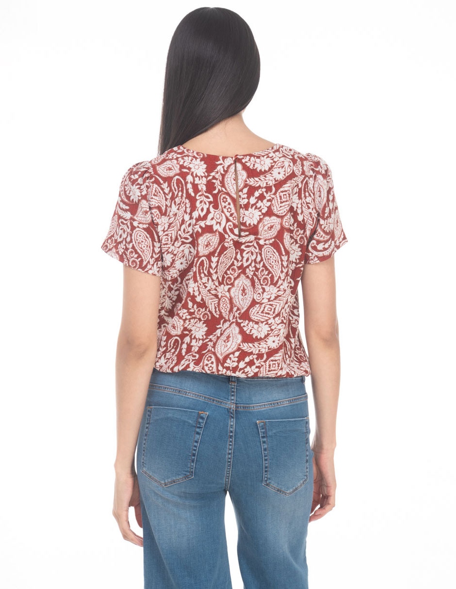 Blusa manga corta para mujer 2