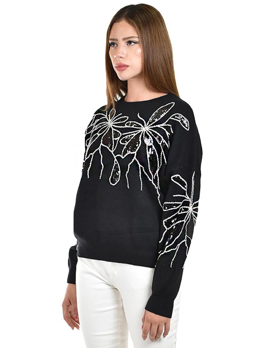 Suéter cuello redondo para mujer 2